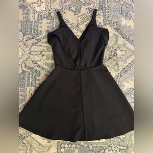 adelyn rae black mini dress